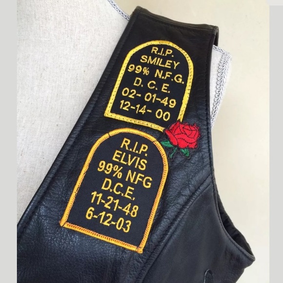 MOTO VEST🦅Harley Davidson Grateful Dead Freedom - Picture 10 of 12